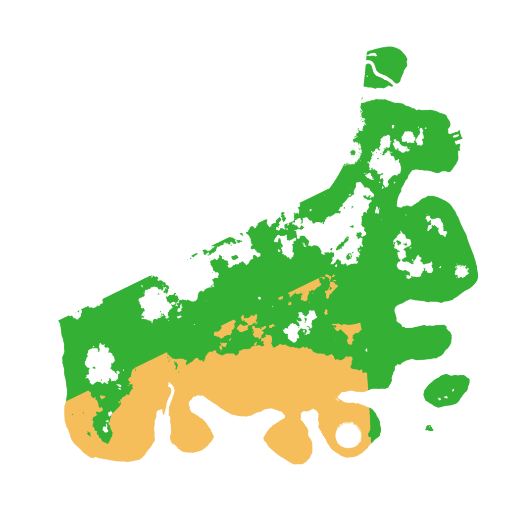 Biome Rust Map: Procedural Map, Size: 3500, Seed: 5912283