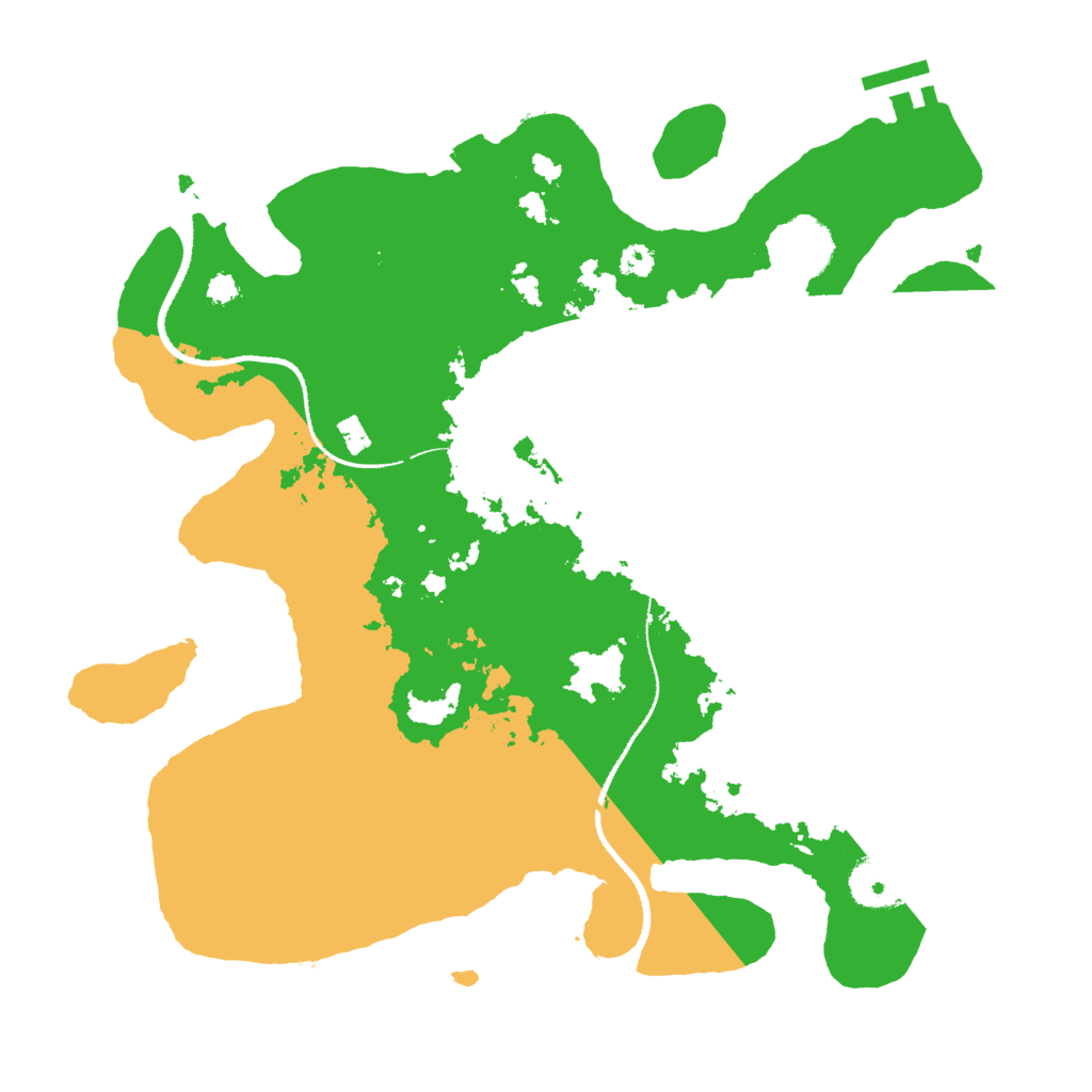Biome Rust Map: Procedural Map, Size: 3260, Seed: 1337