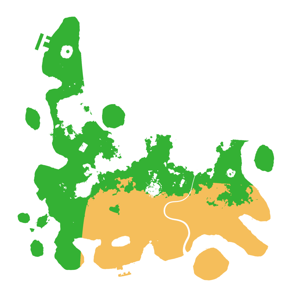 Biome Rust Map: Procedural Map, Size: 3500, Seed: 20075630