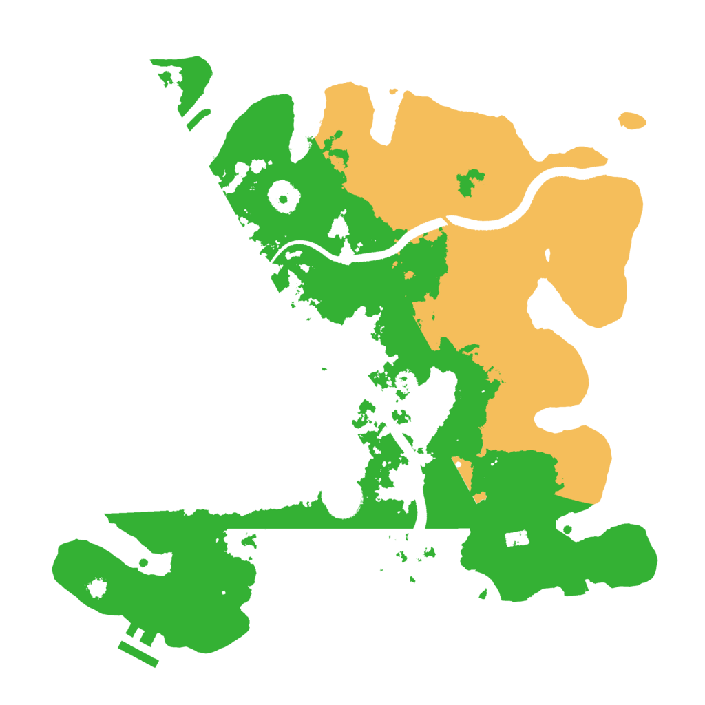 Biome Rust Map: Procedural Map, Size: 3350, Seed: 412081005