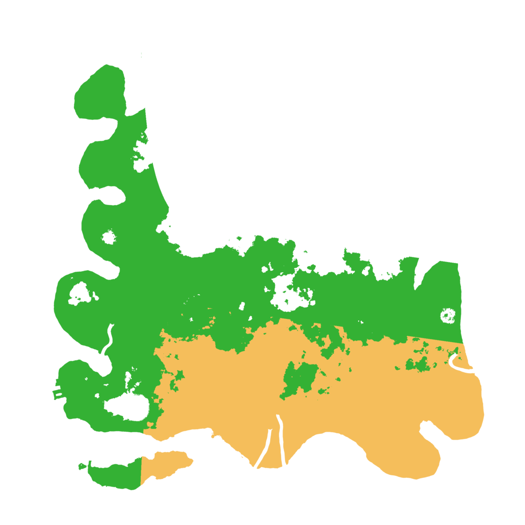 Biome Rust Map: Procedural Map, Size: 3500, Seed: 13269337
