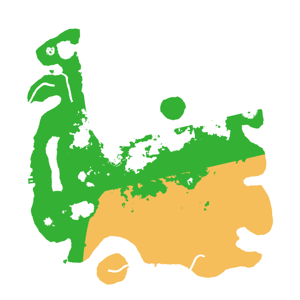 Biome Rust Map: Procedural Map, Size: 3500, Seed: 33700445