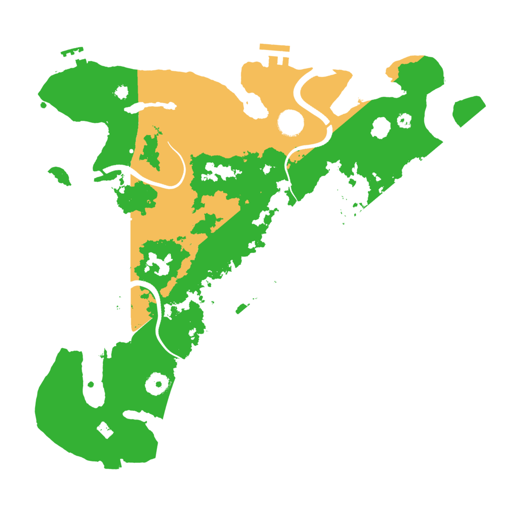 Biome Rust Map: Procedural Map, Size: 3500, Seed: 66361938