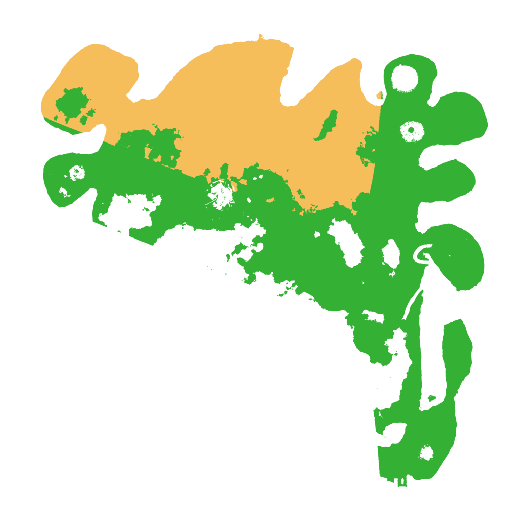 Biome Rust Map: Procedural Map, Size: 3500, Seed: 1924767623