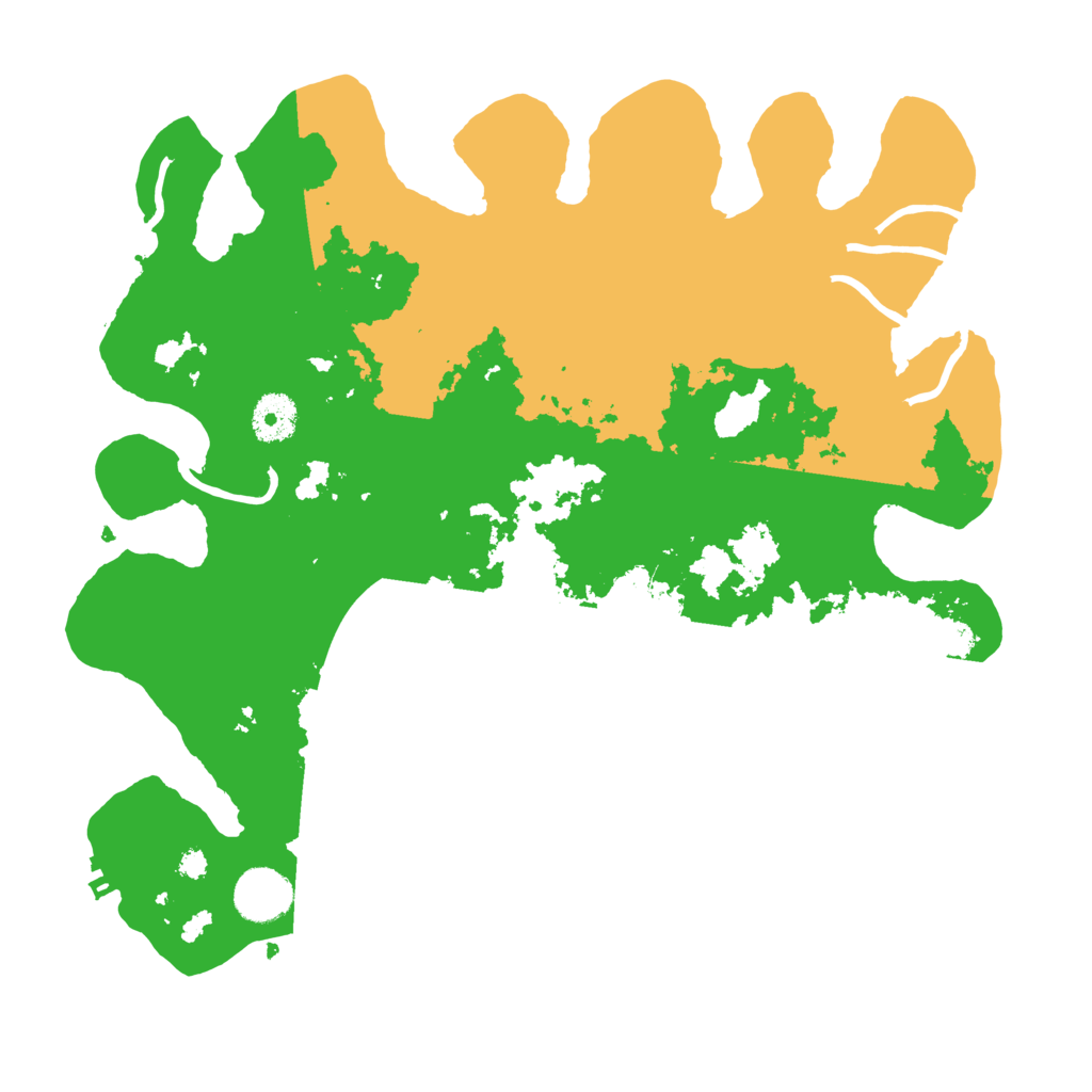 Biome Rust Map: Procedural Map, Size: 3500, Seed: 57412239