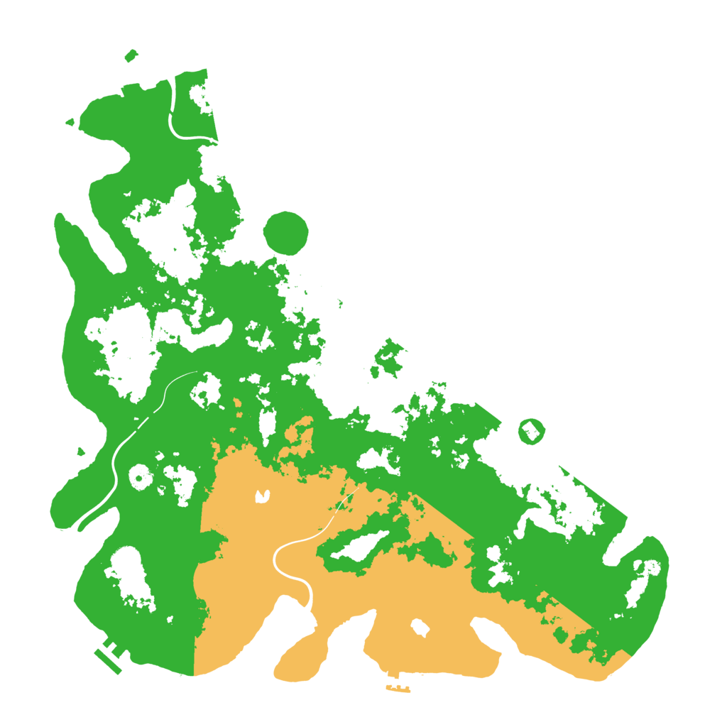 Biome Rust Map: Procedural Map, Size: 4500, Seed: 813261682