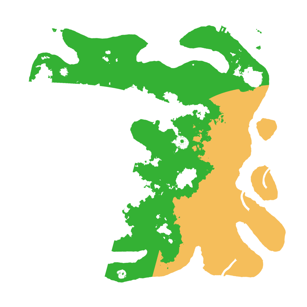 Biome Rust Map: Procedural Map, Size: 3500, Seed: 69432816