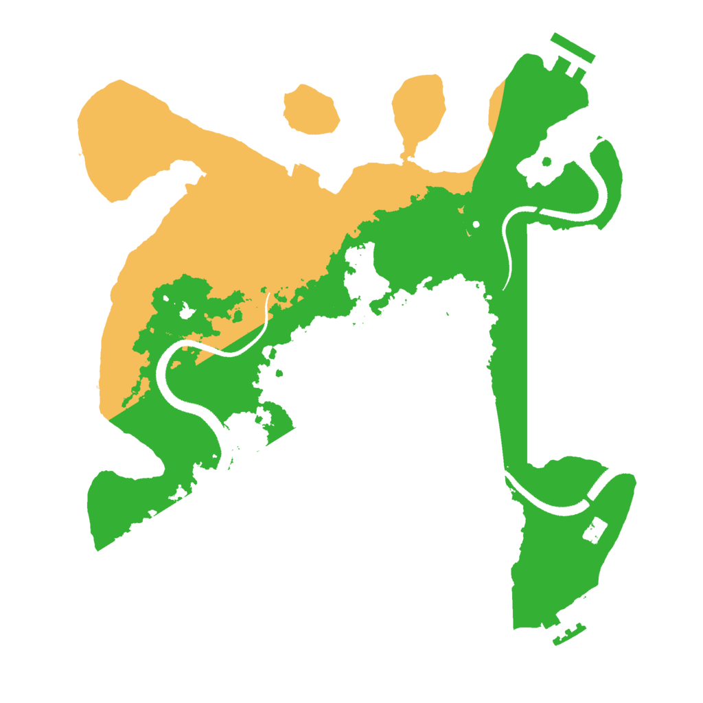 Biome Rust Map: Procedural Map, Size: 3000, Seed: 1640242584