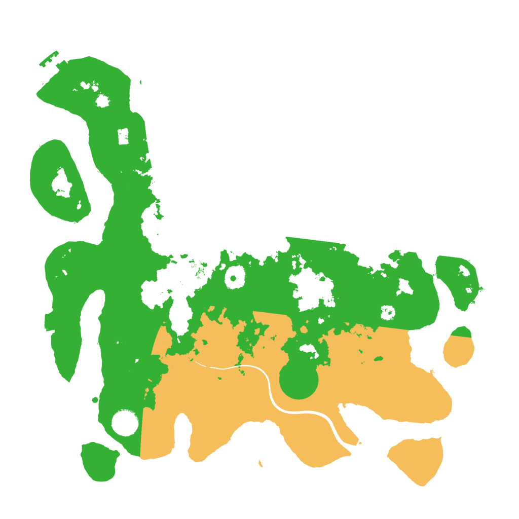 Biome Rust Map: Procedural Map, Size: 3500, Seed: 22134420