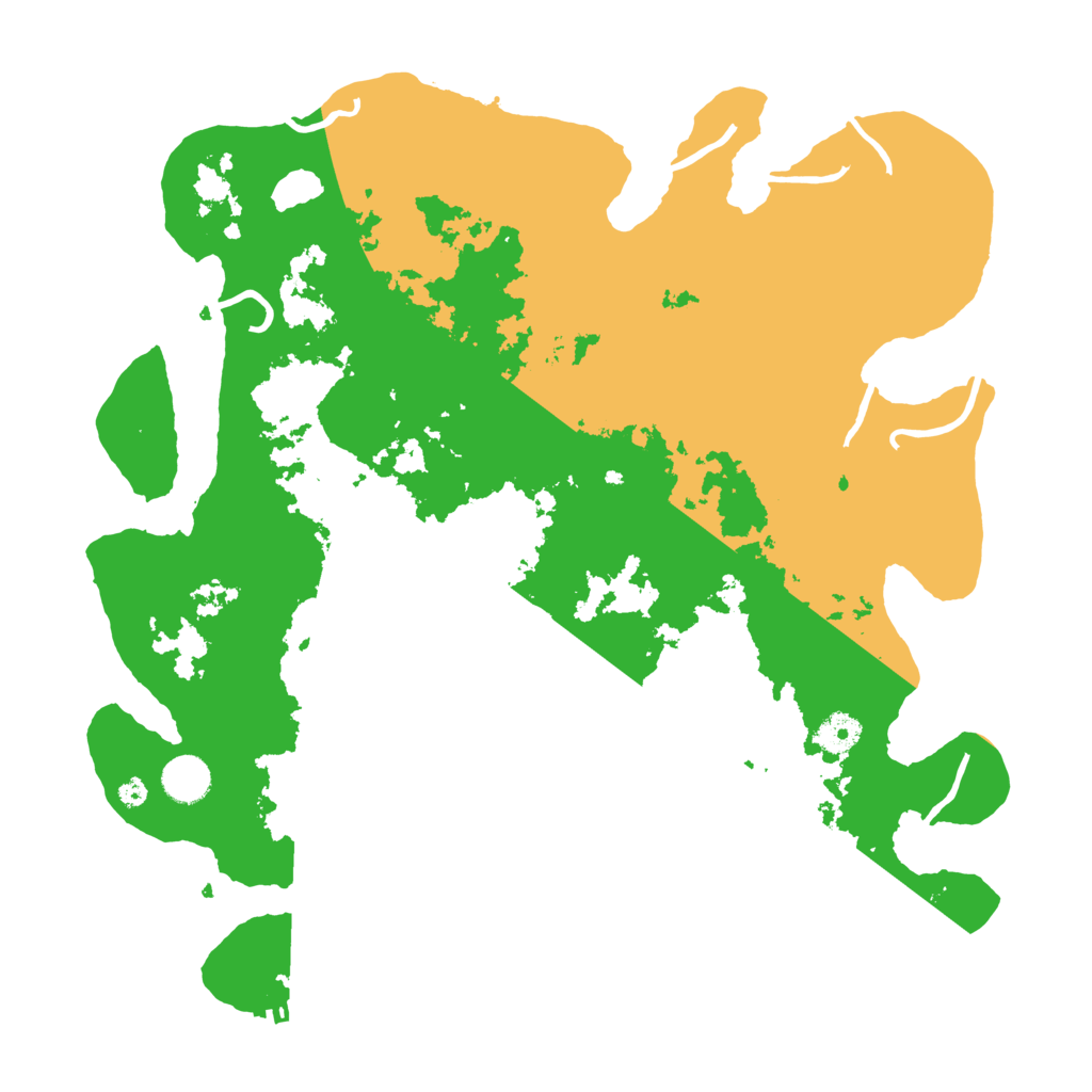 Biome Rust Map: Procedural Map, Size: 4000, Seed: 127825525