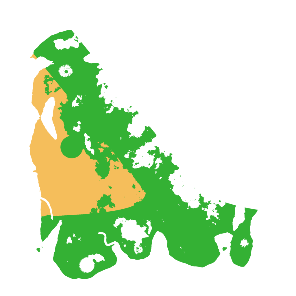 Biome Rust Map: Procedural Map, Size: 3500, Seed: 35100028
