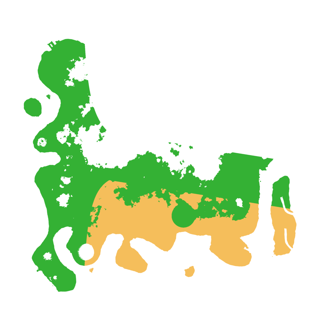 Biome Rust Map: Procedural Map, Size: 3500, Seed: 82434418