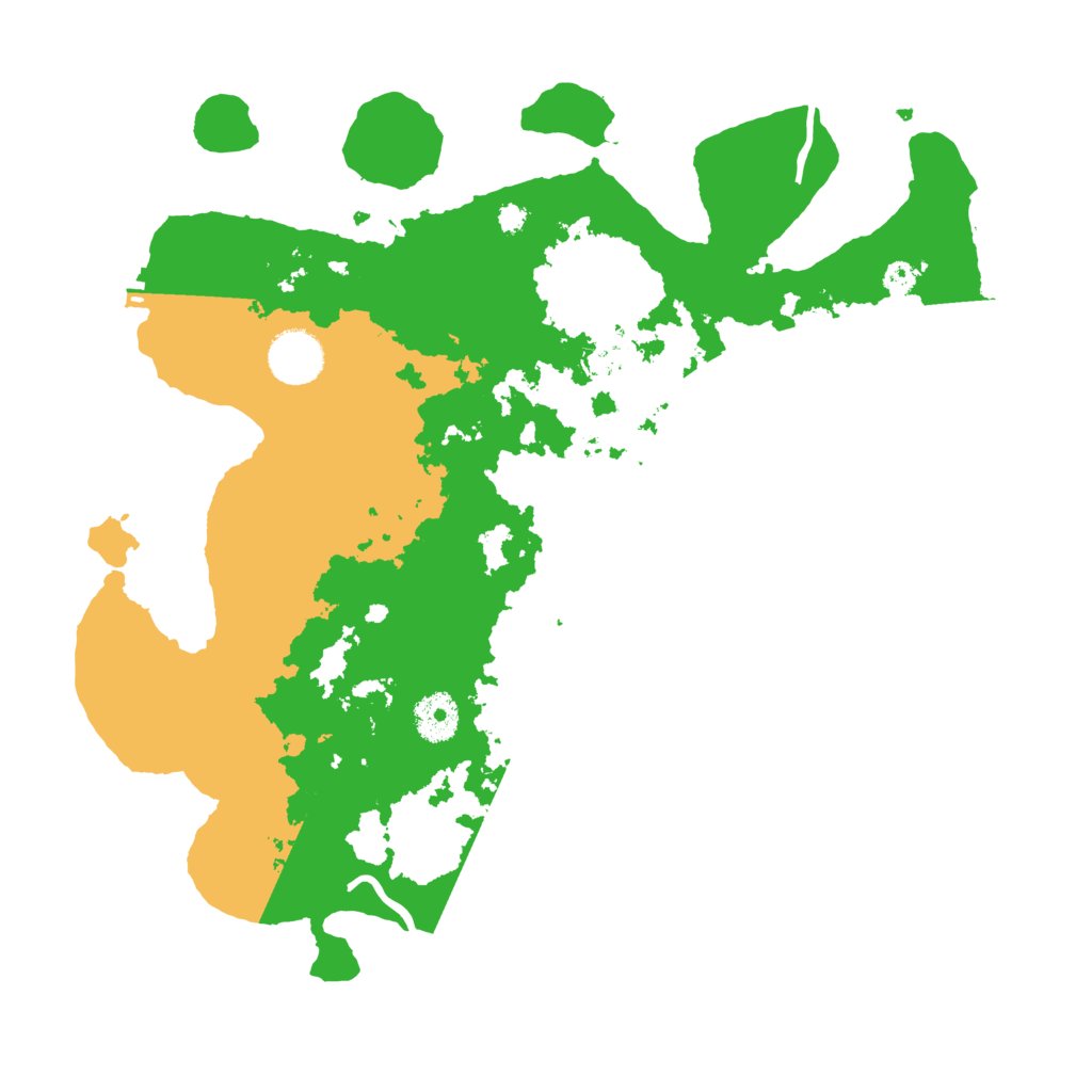 Biome Rust Map: Procedural Map, Size: 3500, Seed: 171537644