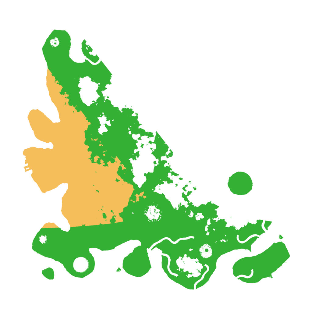 Biome Rust Map: Procedural Map, Size: 3600, Seed: 87654348
