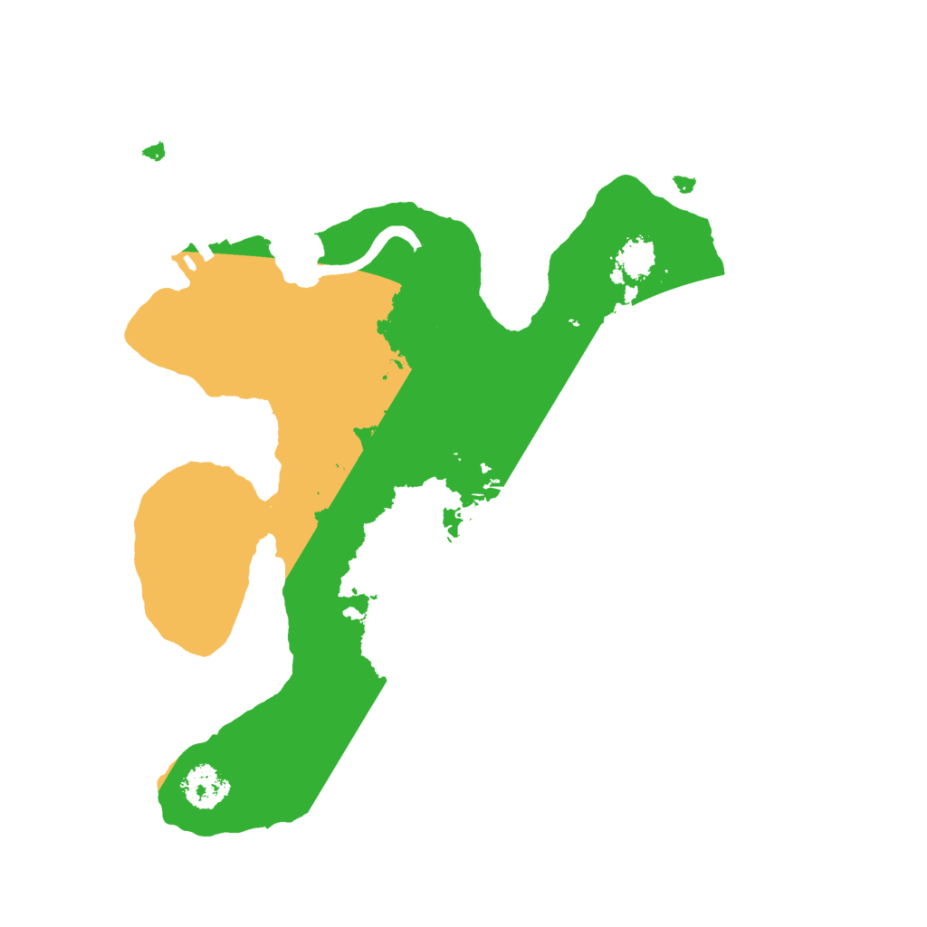 Biome Rust Map: Procedural Map, Size: 2200, Seed: 1892133837