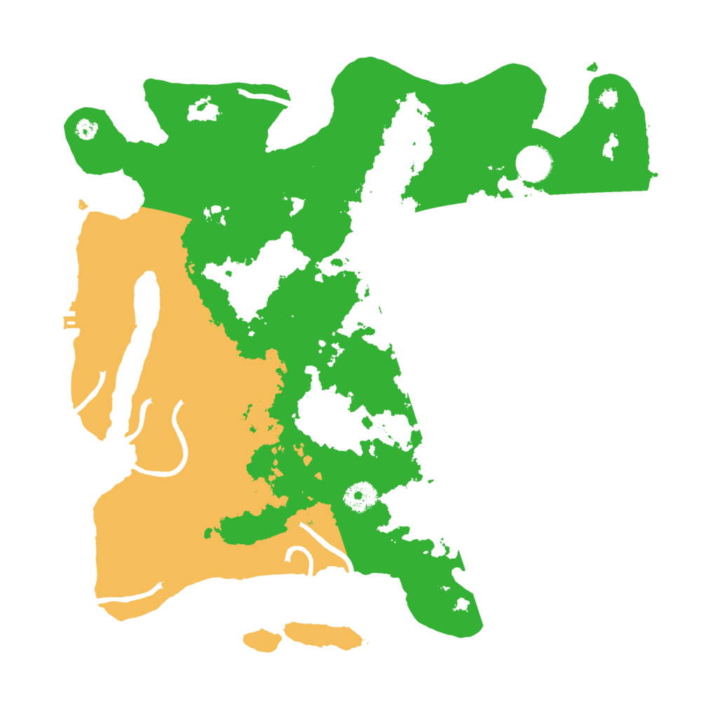 Biome Rust Map: Procedural Map, Size: 3500, Seed: 231973722