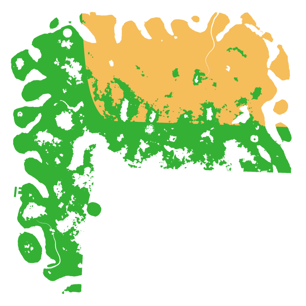 Biome Rust Map: Procedural Map, Size: 6000, Seed: 44396773