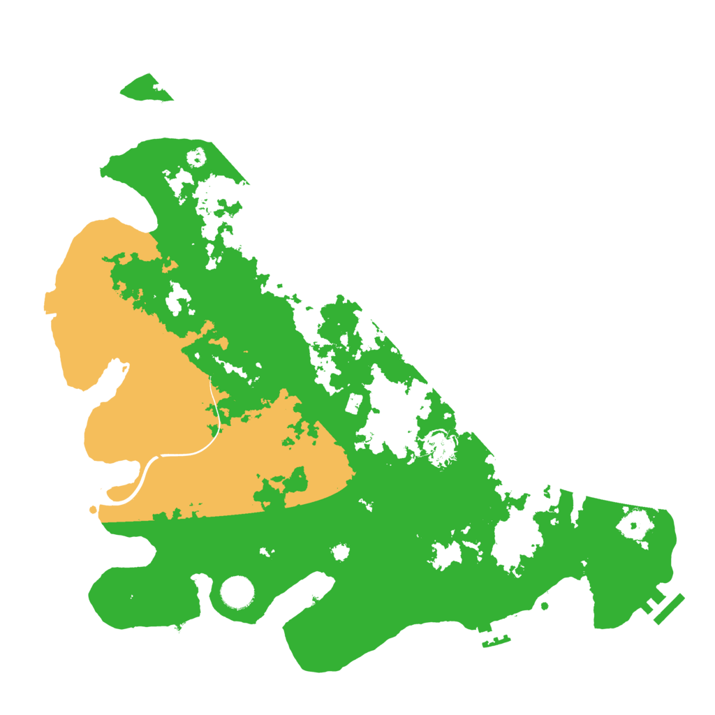 Biome Rust Map: Procedural Map, Size: 3800, Seed: 8017861