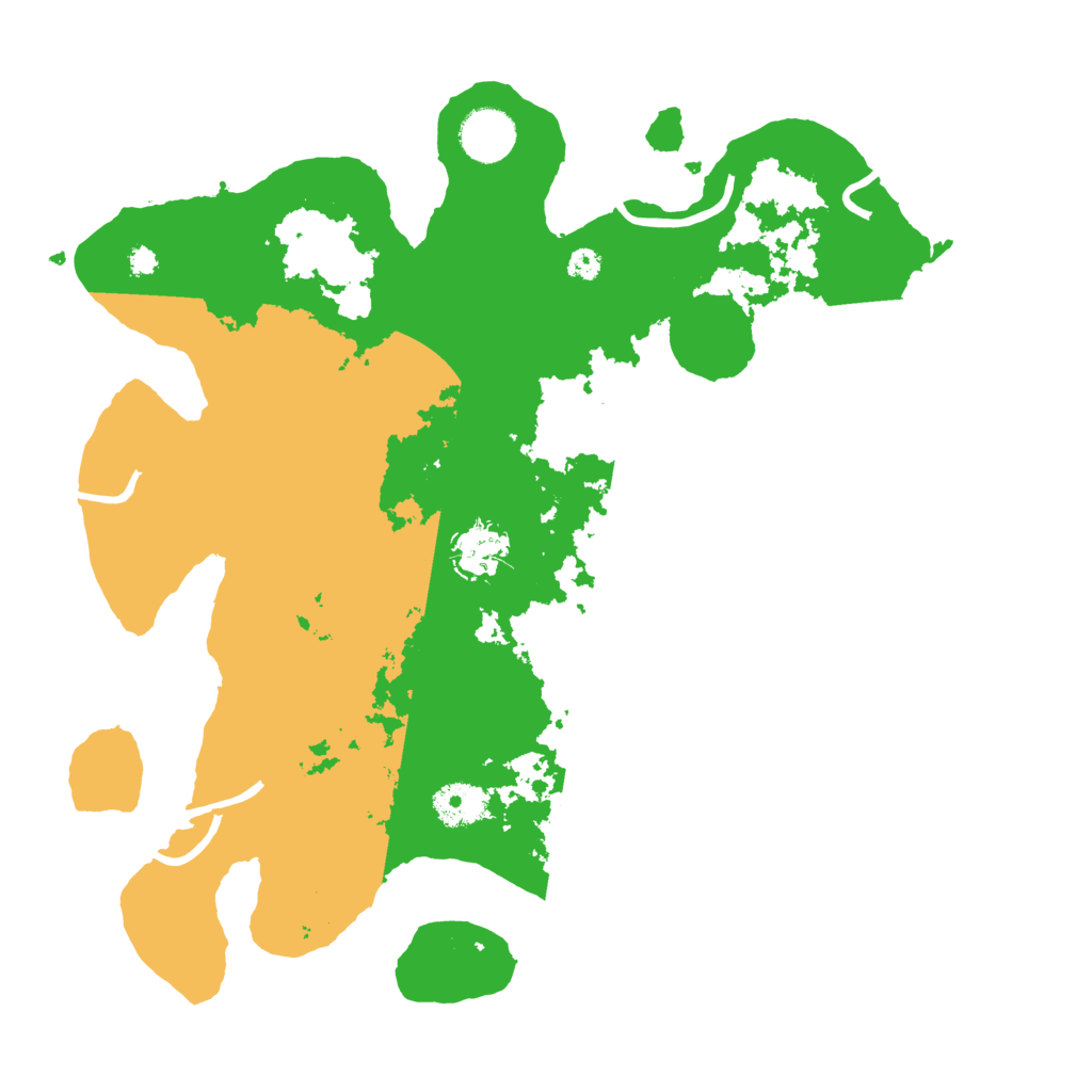 Biome Rust Map: Procedural Map, Size: 3500, Seed: 11508278