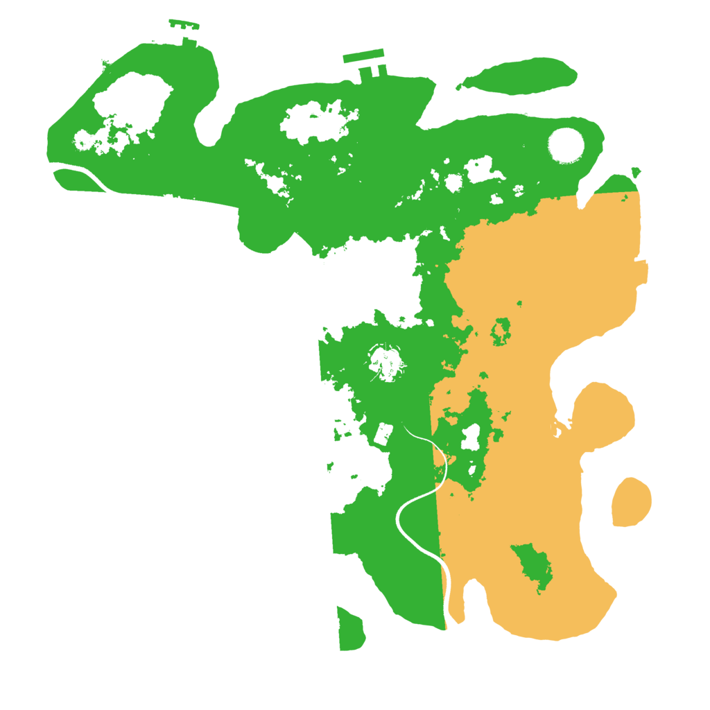 Biome Rust Map: Procedural Map, Size: 3500, Seed: 20396670