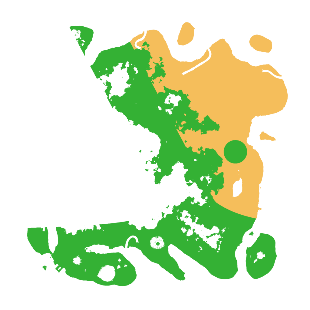 Biome Rust Map: Procedural Map, Size: 3500, Seed: 20916363