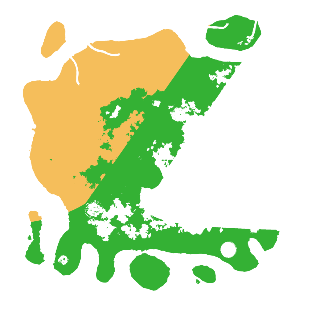 Biome Rust Map: Procedural Map, Size: 3500, Seed: 1480