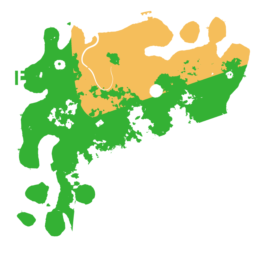 Biome Rust Map: Procedural Map, Size: 3750, Seed: 99885123