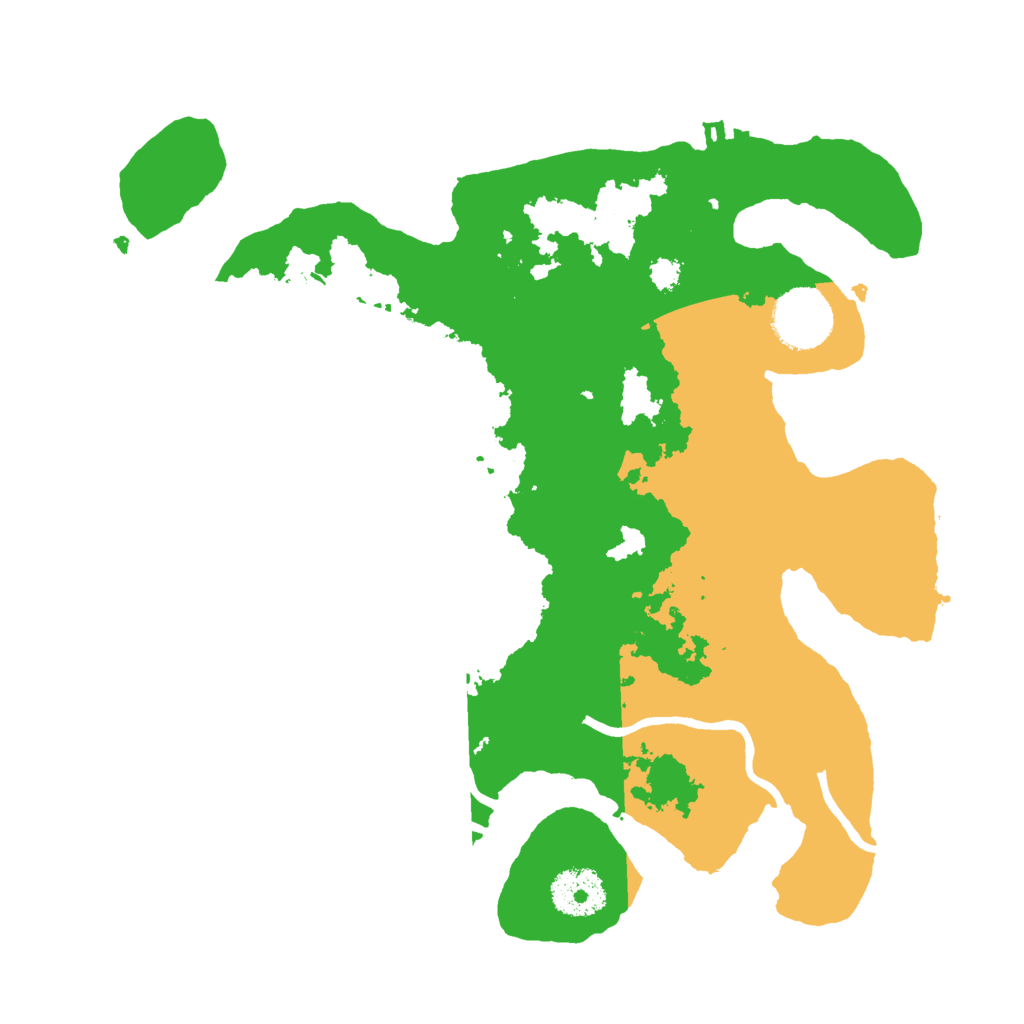 Biome Rust Map: Procedural Map, Size: 3000, Seed: 1457485754