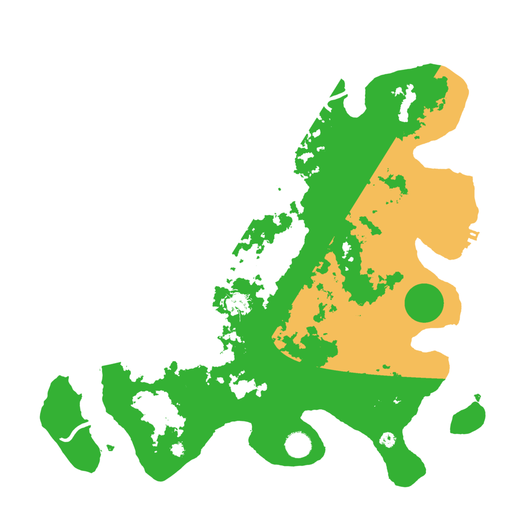 Biome Rust Map: Procedural Map, Size: 3500, Seed: 65431066