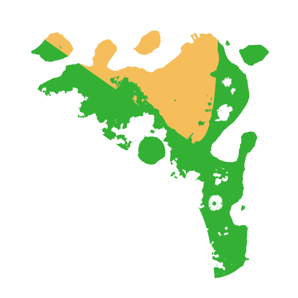 Biome Rust Map: Procedural Map, Size: 3000, Seed: 806009734