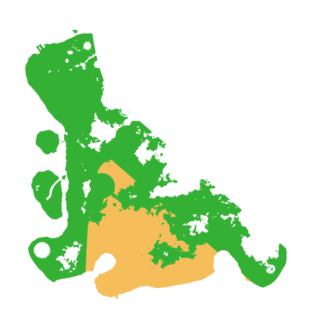 Biome Rust Map: Procedural Map, Size: 3500, Seed: 3657670