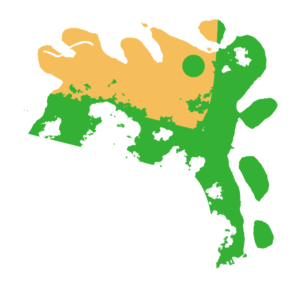 Biome Rust Map: Procedural Map, Size: 3500, Seed: 82518867