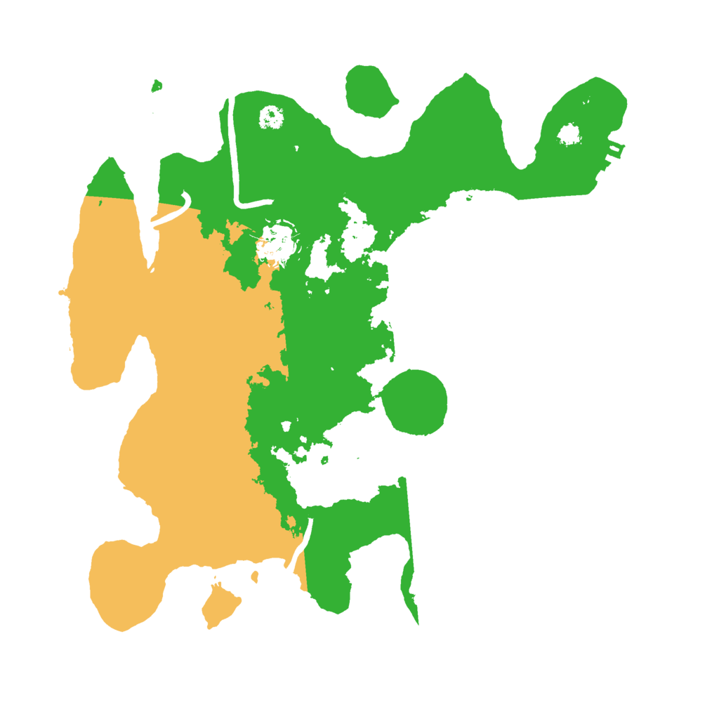 Biome Rust Map: Procedural Map, Size: 3000, Seed: 15242