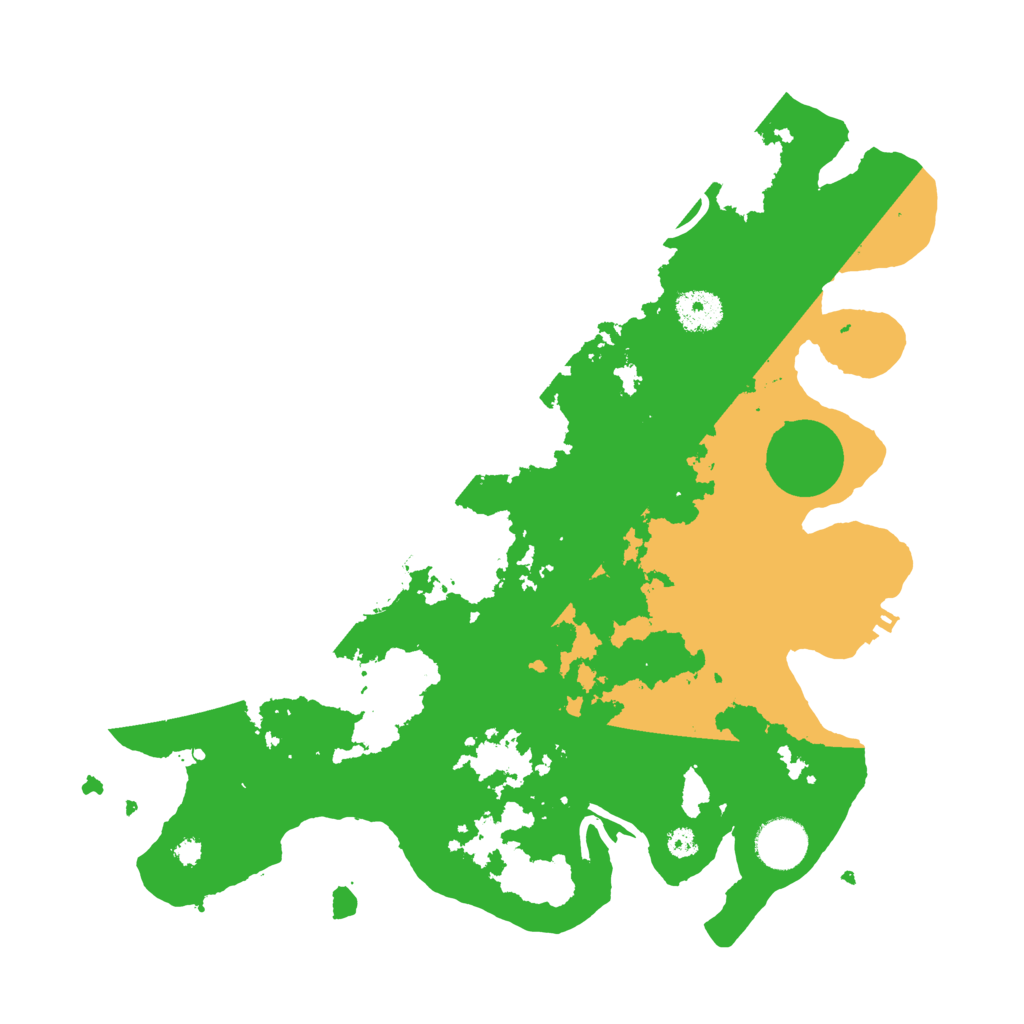 Biome Rust Map: Procedural Map, Size: 3500, Seed: 97407510