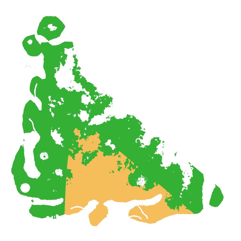 Biome Rust Map: Procedural Map, Size: 4500, Seed: 616481111