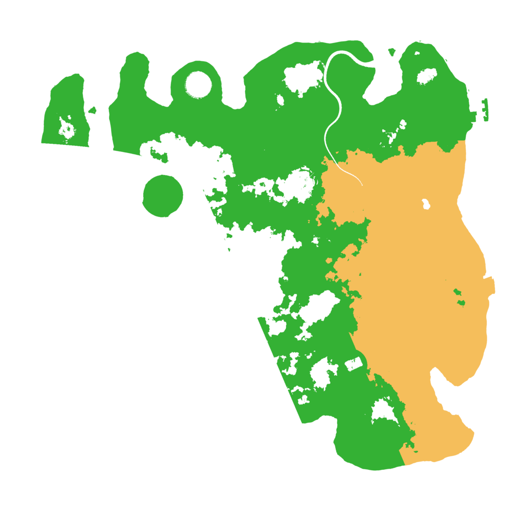 Biome Rust Map: Procedural Map, Size: 3500, Seed: 1111047643