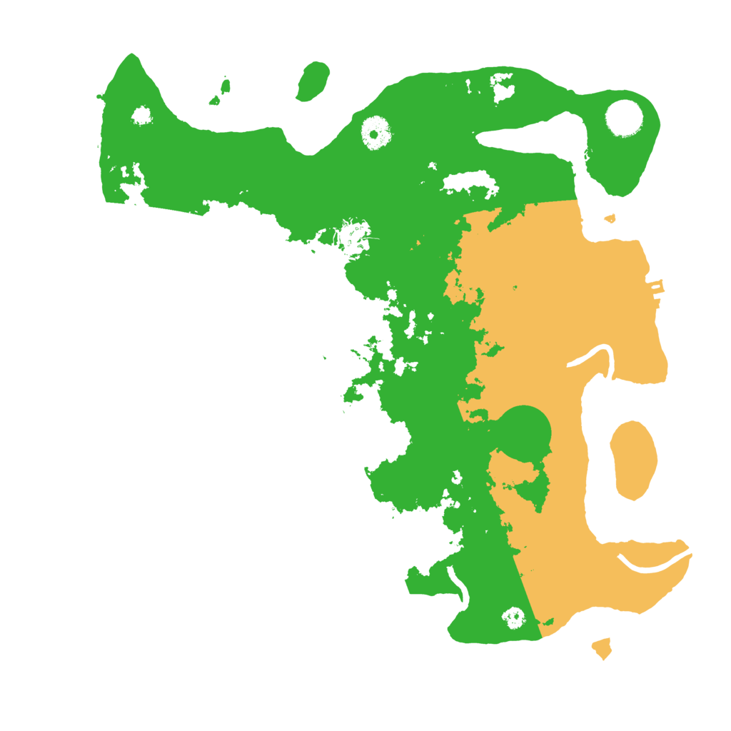 Biome Rust Map: Procedural Map, Size: 3500, Seed: 21979367