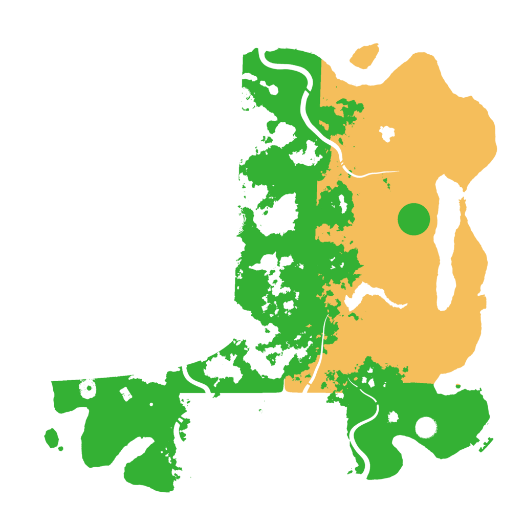 Biome Rust Map: Procedural Map, Size: 4300, Seed: 2061295899