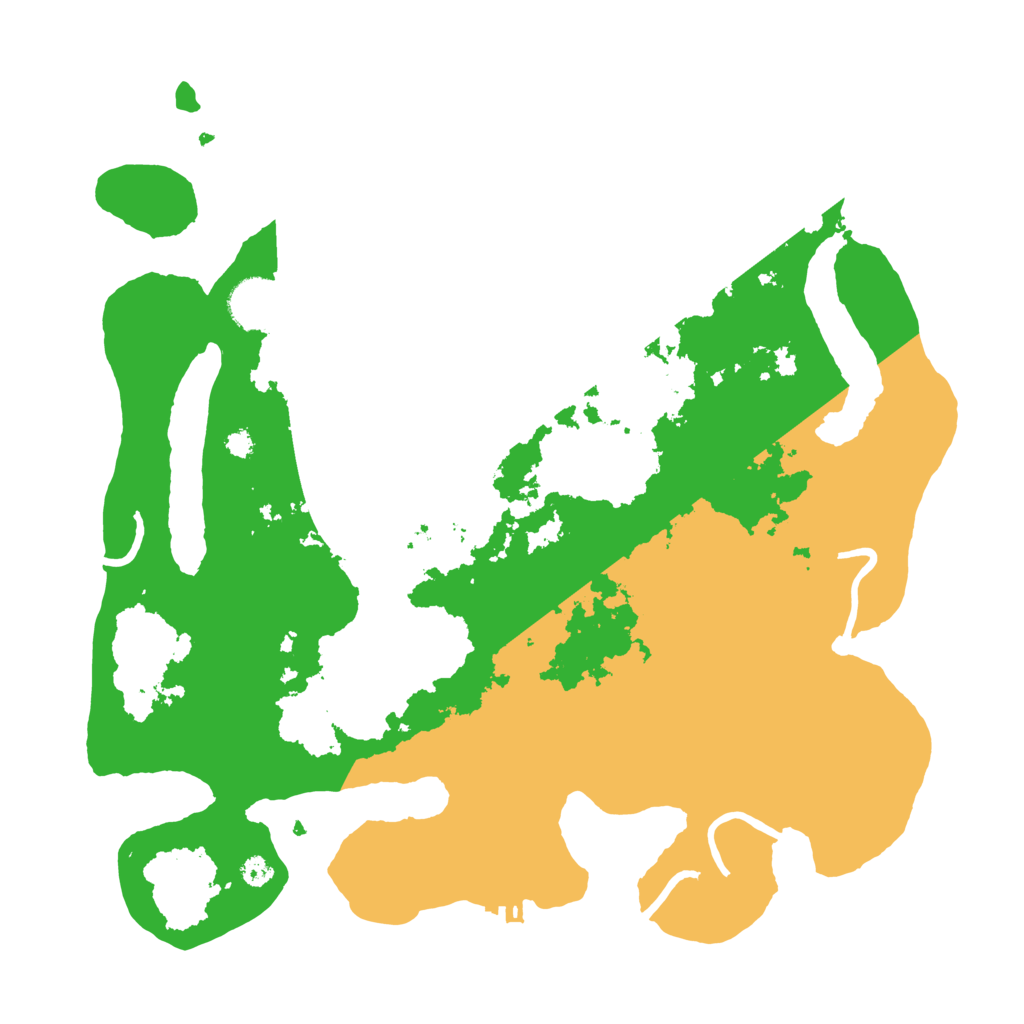 Biome Rust Map: Procedural Map, Size: 3500, Seed: 21538908