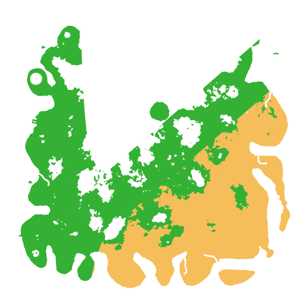 Biome Rust Map: Procedural Map, Size: 4500, Seed: 5489245