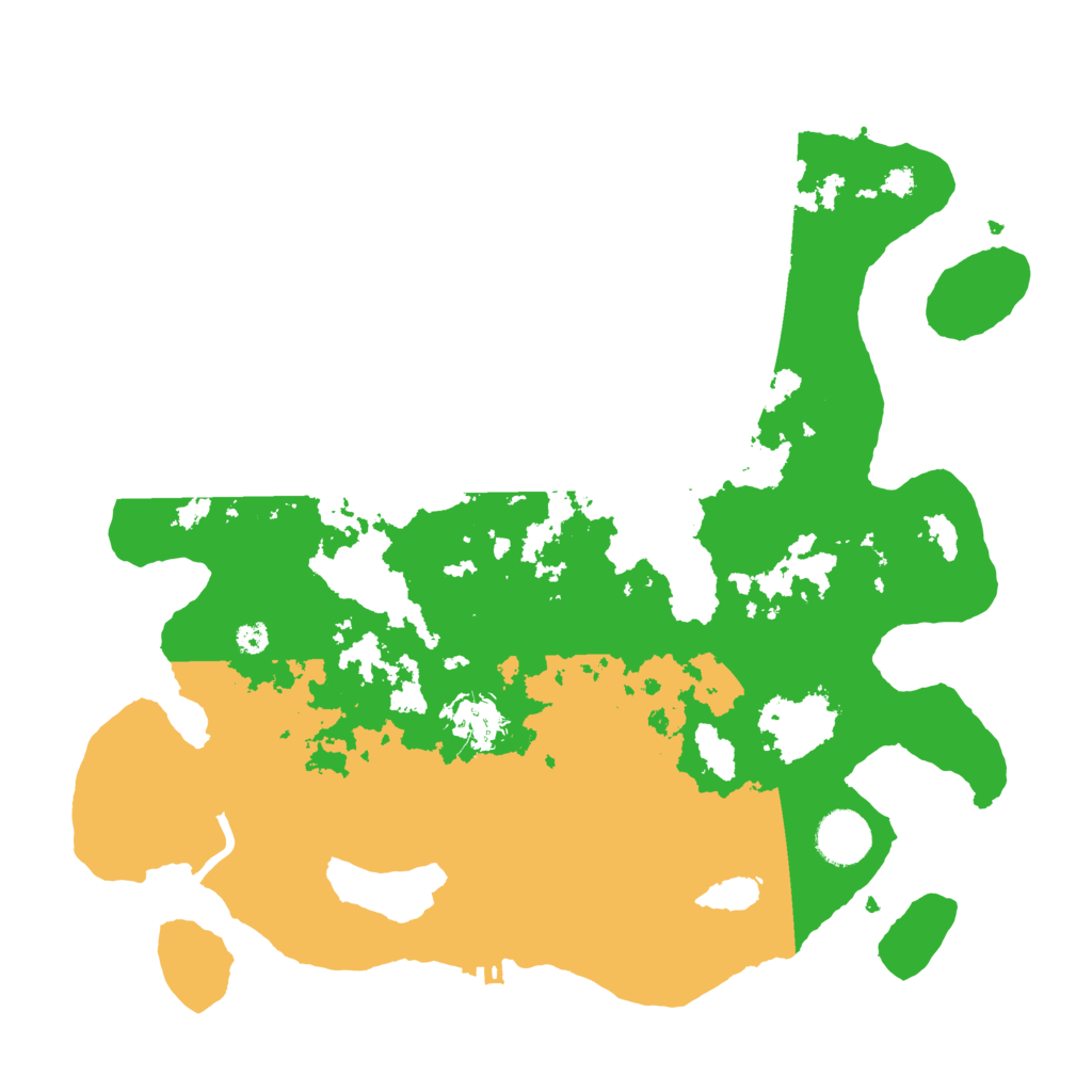 Biome Rust Map: Procedural Map, Size: 3500, Seed: 68435834