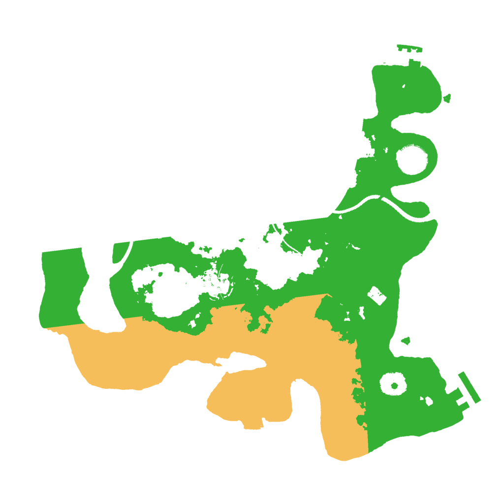 Biome Rust Map: Procedural Map, Size: 3000, Seed: 613066003