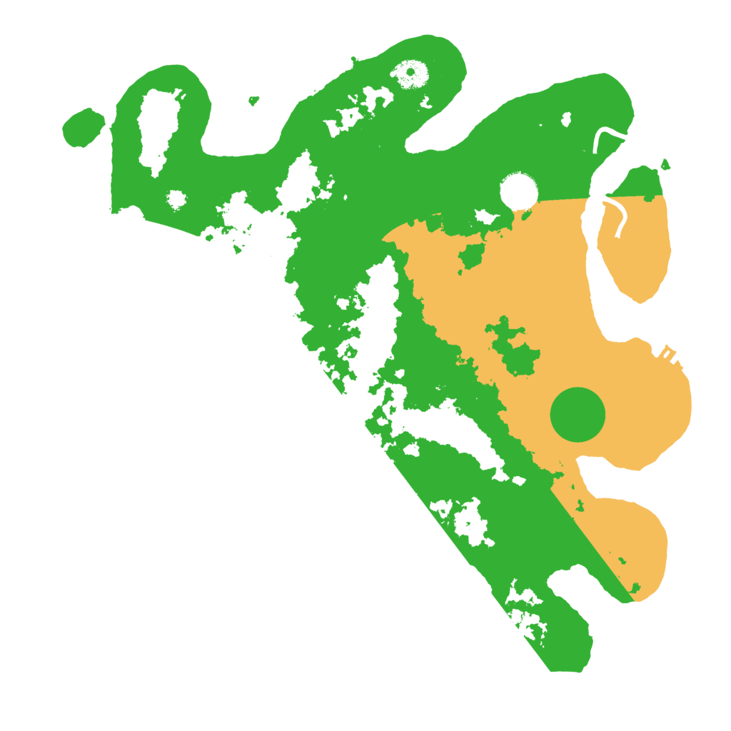 Biome Rust Map: Procedural Map, Size: 3500, Seed: 59547