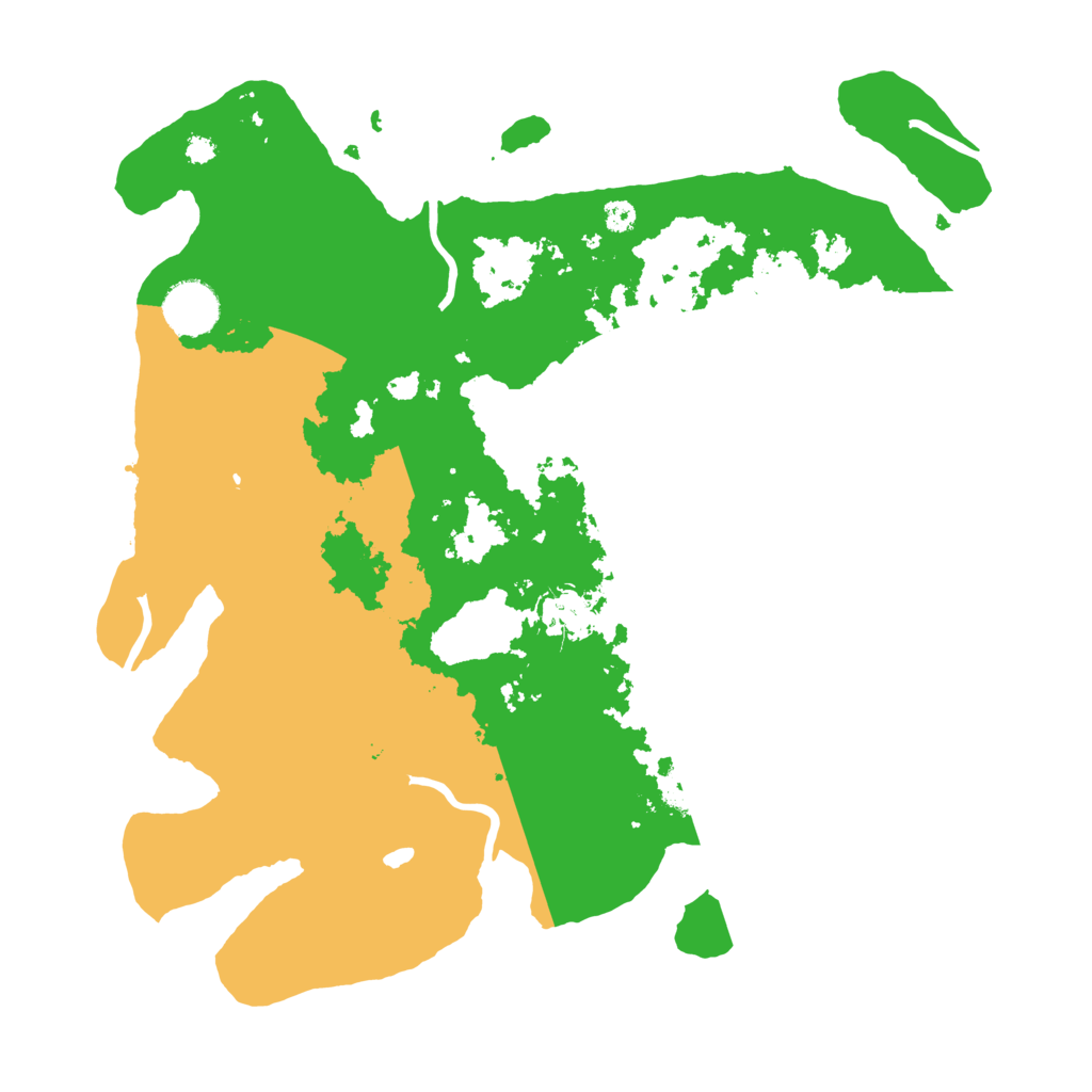 Biome Rust Map: Procedural Map, Size: 3500, Seed: 1263602446