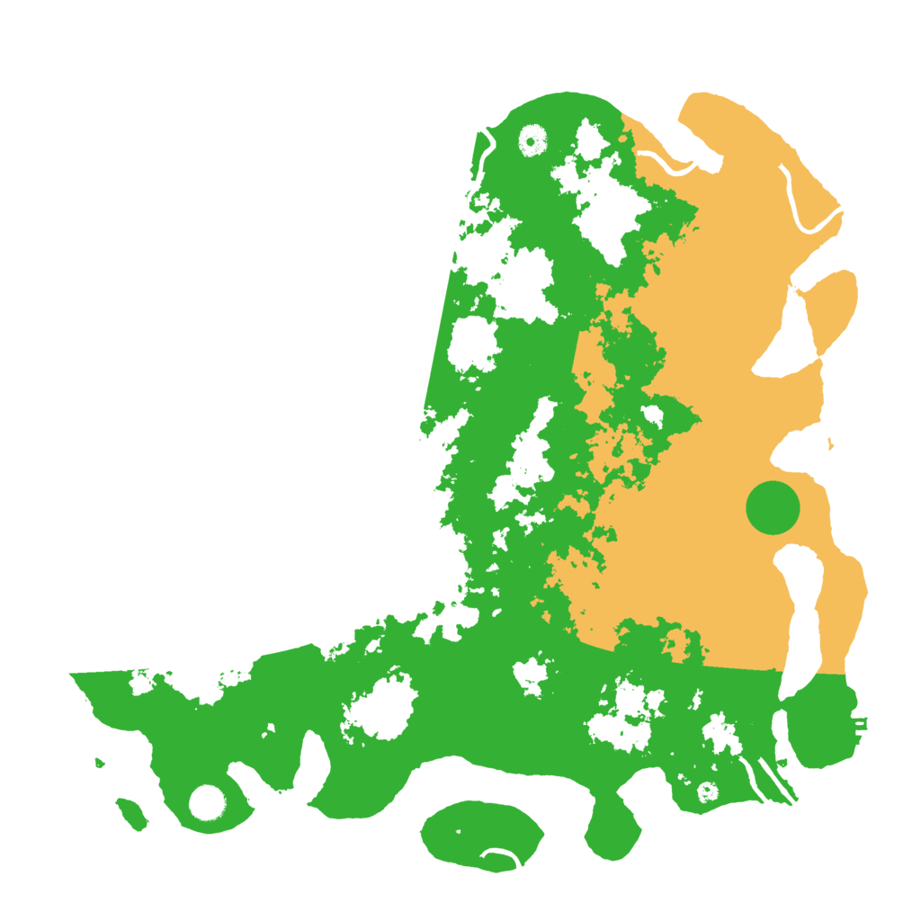 Biome Rust Map: Procedural Map, Size: 4500, Seed: 10918