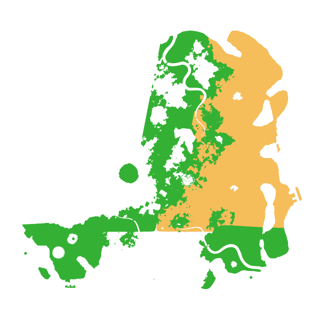 Biome Rust Map: Procedural Map, Size: 4500, Seed: 10918