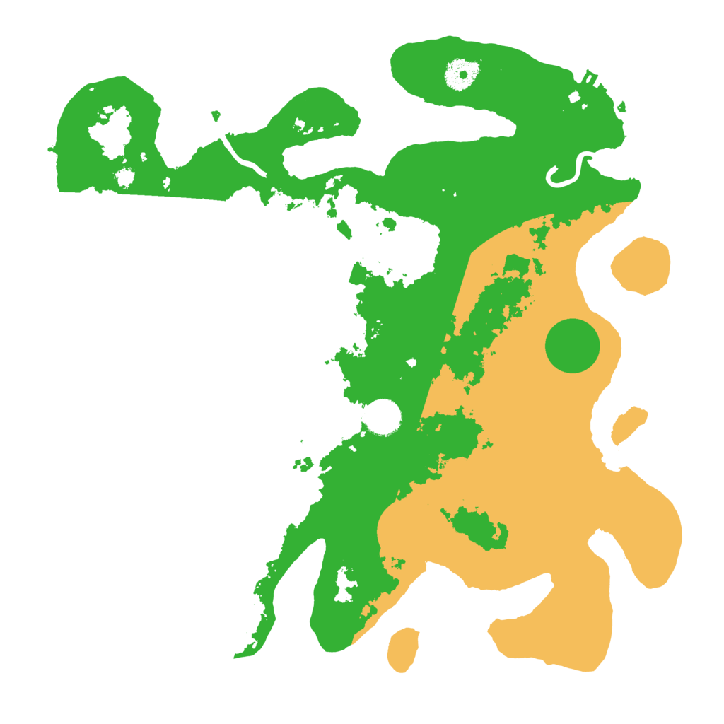 Biome Rust Map: Procedural Map, Size: 3500, Seed: 74840136