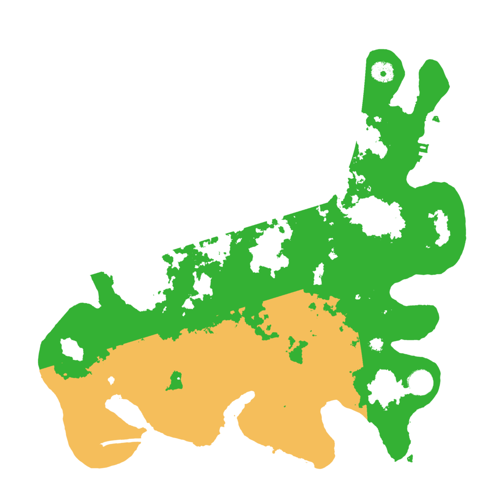 Biome Rust Map: Procedural Map, Size: 3500, Seed: 69715345