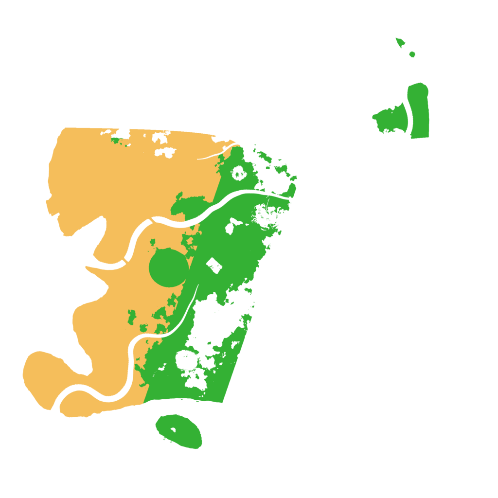 Biome Rust Map: Procedural Map, Size: 3500, Seed: 89657917