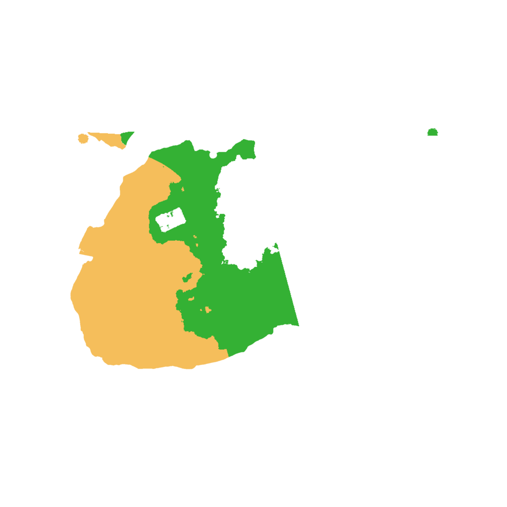 Biome Rust Map: Procedural Map, Size: 2000, Seed: 23457890